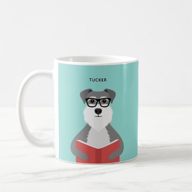 Caneca De Café Schnauzer Mugs (Esquerda)