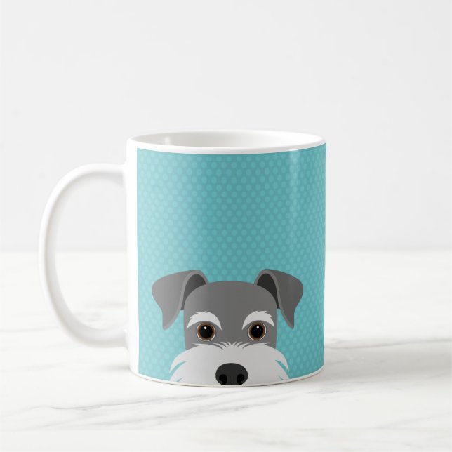 Caneca De Café Schnauzer Mugs (Esquerda)