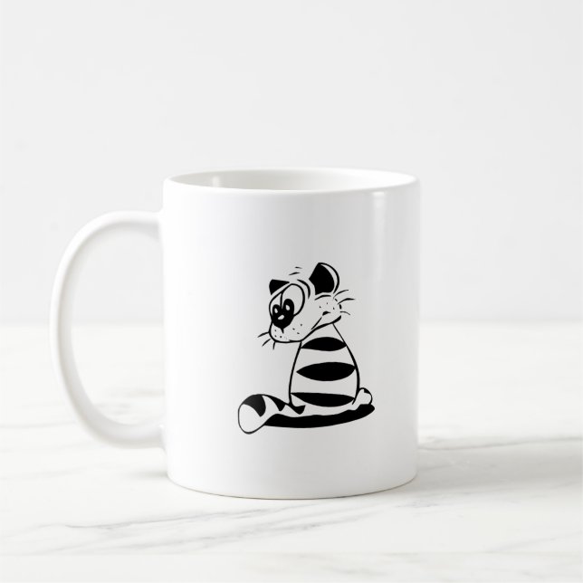 Caneca De Café Schrodinger’s Cat Funny Science Humor Nerdy Mug (Esquerda)