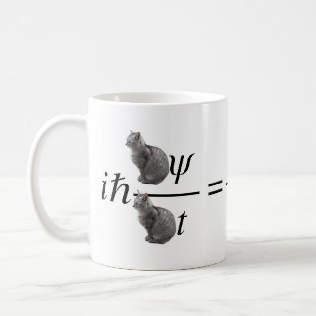 Caneca De Café Schrodinger's cat (Esquerda)