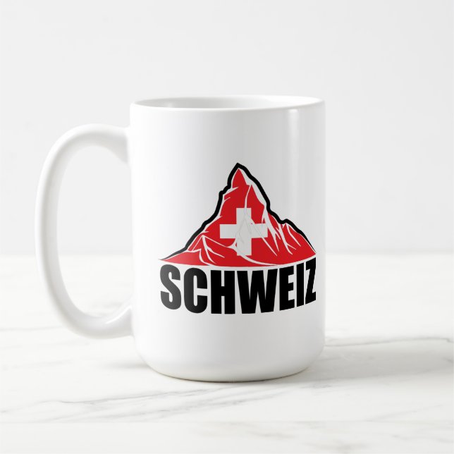Caneca De Café Schweiz Matterhorn Suiça (Esquerda)