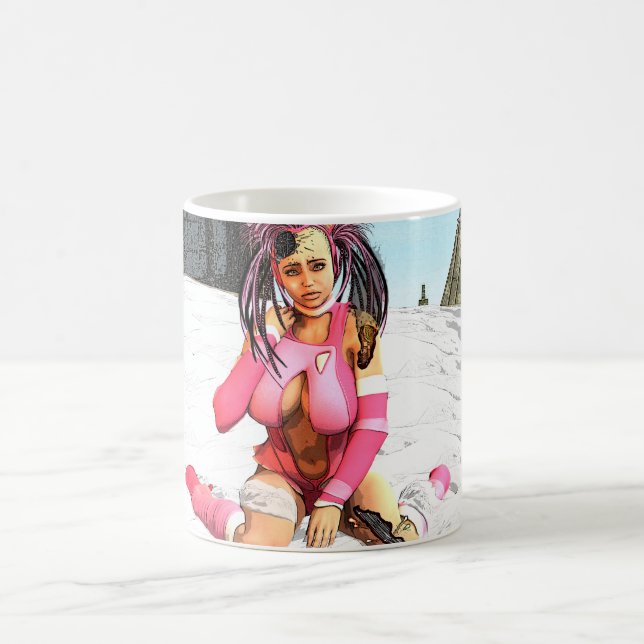 Caneca De Café Sci Fi Snow Punk (Centro)