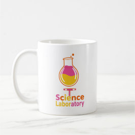 Caneca De Café Science Laboratory Flask - Colorful Chemistry Expe