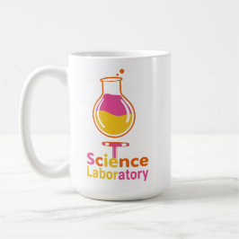 Caneca De Café Science Laboratory Flask - Colorful Chemistry Expe