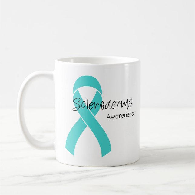 Caneca De Café Scleroderma Caneta de Consciência (Esquerda)