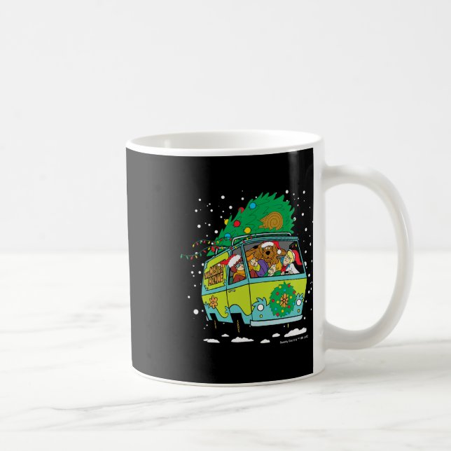 Caneca De Café Scooby Doo Christmas Mystery Machine  (Direita)