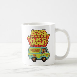 Caneca De Café Scooby-Doo "onde está você?" Desenhos animados