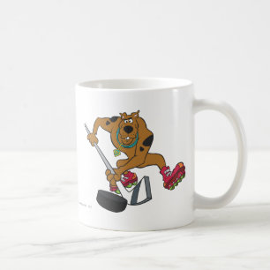 Caneca De Café Scooby-Doo que joga o hóquei