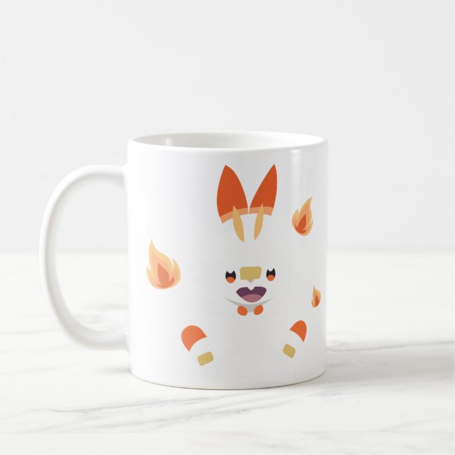 Caneca De Café Scorbunny (Esquerda)