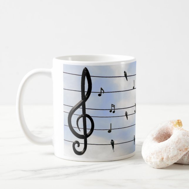Caneca De Café Score and swallows (Com Donut)