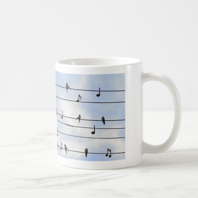 Caneca De Café Score and swallows (Direita)