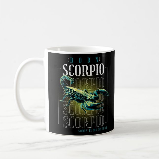 Caneca De Café Scorpio de nascer (Esquerda)
