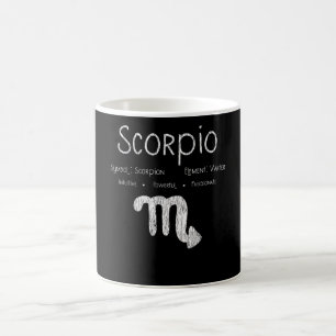 Caneca De Café Scorpio Horoscope Astrologia - Sinal de Estrela An