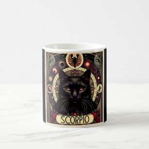 Caneca De Café Scorpio Intenso Cat Zodiac
