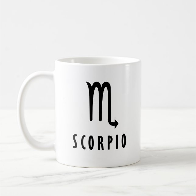 Caneca De Café Scorpio zodiac (Esquerda)