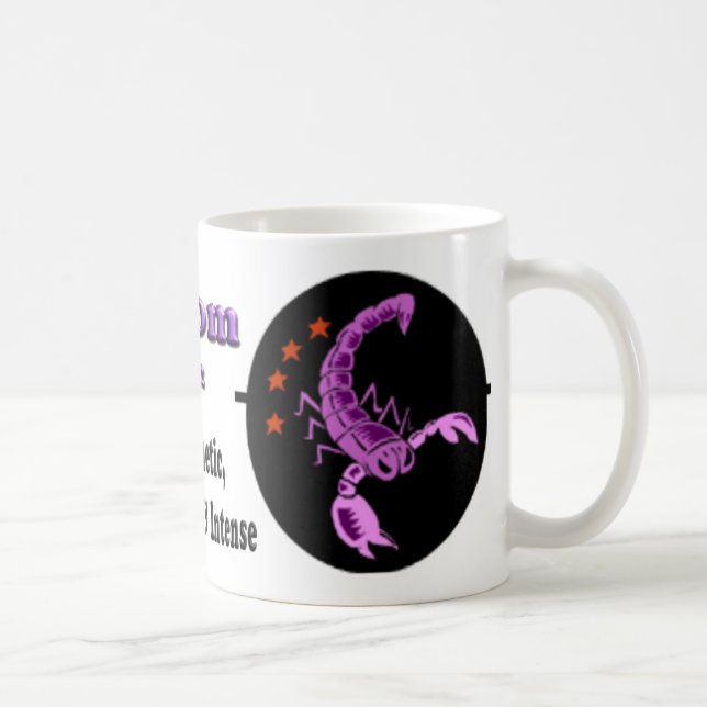 Caneca De Café Scorpio Zodiac Dia de as mães Coffee Mug (Direita)