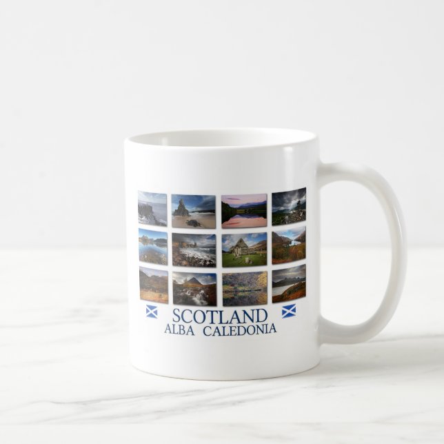 Caneca De Café Scotland - alba - Caledonia (Direita)
