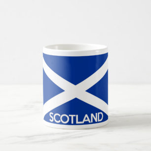 Caneca De Café scotland flag country text name escocês