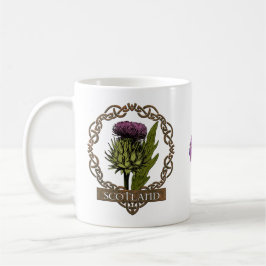 Caneca De Café Scotland Scottish Thistle Celtic Knox Monogramas