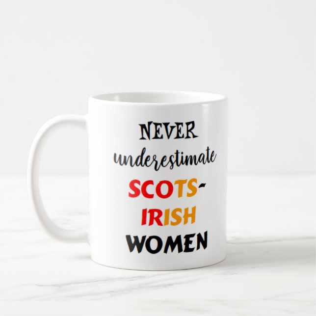 Caneca De Café scots-irish women  coffee mug (Esquerda)