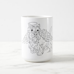 Caneca De Café Scottie Dog Angel