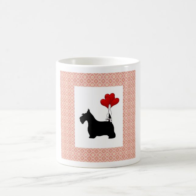 Caneca De Café Scottie Hearts (Centro)