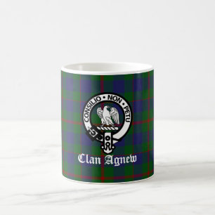 Caneca De Café Scottish Clan Agnew Crest & Tartan