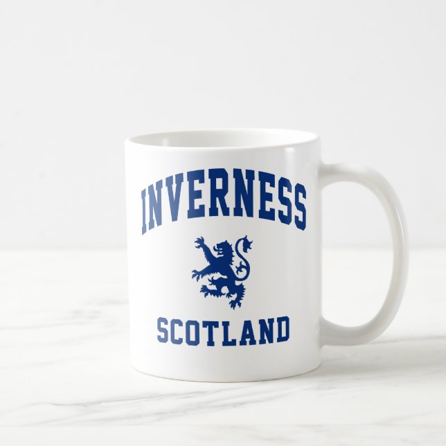 Caneca De Café Scottish de Inverness (Direita)
