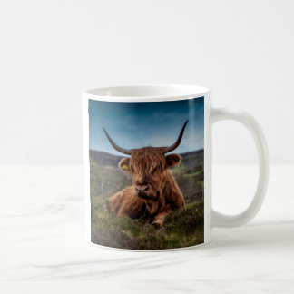 Caneca De Café Scottish Highland Cow Longhorn Bull Rancher