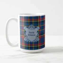 Caneca De Café Scottish Tartan Plaid Clan Vintage Pattern