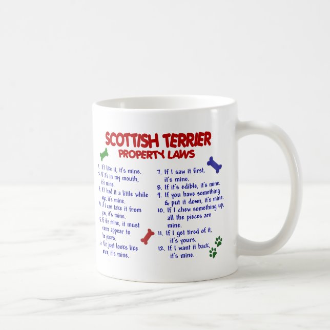 CANECA DE CAFÉ SCOTTISH TERRIER PL2 (Direita)
