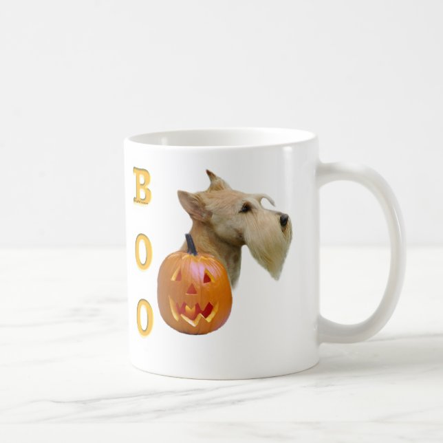 Caneca De Café Scottish Terrier (whaten) Boo (Direita)