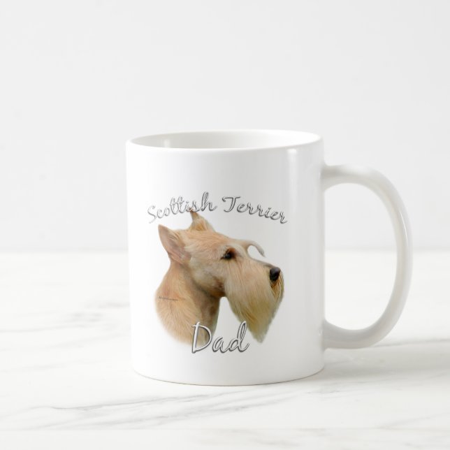 Caneca De Café Scottish Terrier (whaten) Pai 2 (Direita)