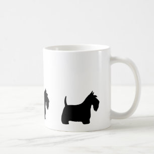 Caneca De Café Scottish Terriers Scottie Dog Silhouettes