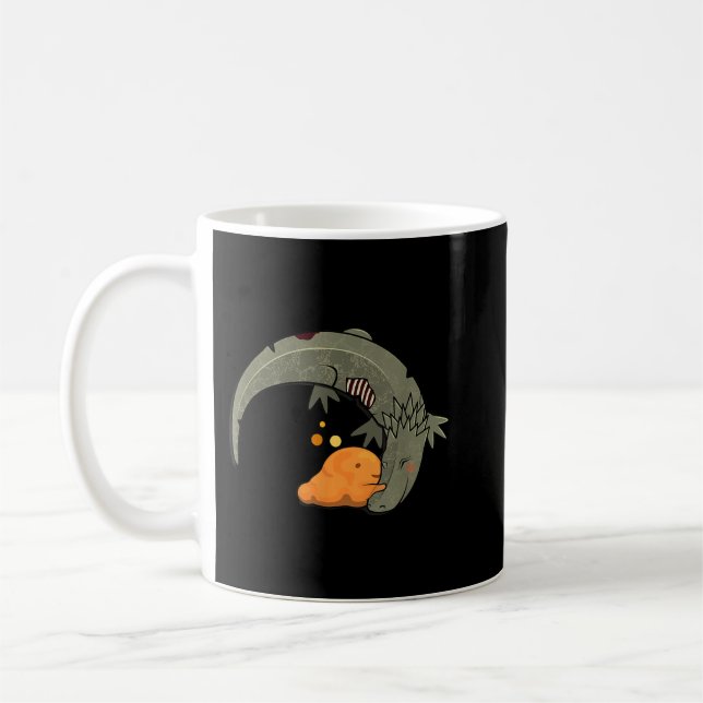 Caneca De Café SCP-999 + SCP-682 Tickle Monster + Duro para destr (Esquerda)