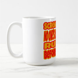 Caneca De Café Scream & Run