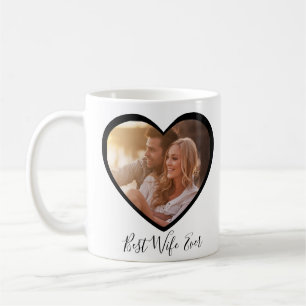 Caneca De Café Script de Foto da Melhor Mulher já Personalizada
