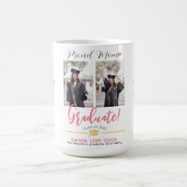 Caneca De Café Script de Obrigados de Boné ouro para gradação ele