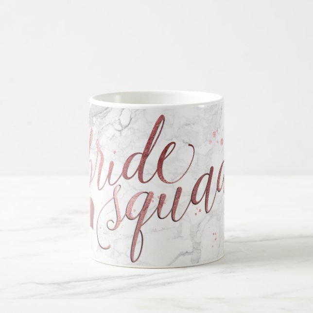 Caneca De Café Script Dourado do Quadrado Bride do PixDezines/Fau (Centro)