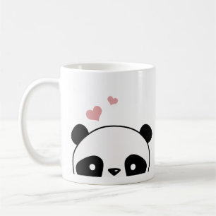 Caneca De Café Script Monograma de Panda Custa