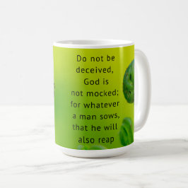 Caneca De Café Scripting Mug Galatianos 6:7