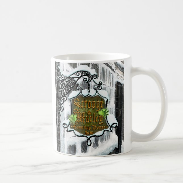 Caneca De Café Scrooge&MarleySignScene (Direita)