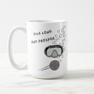 Caneca De Café Scuba Diver Mug, um presente para mergulhadores
