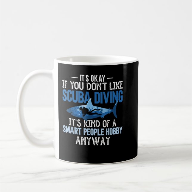 Caneca De Café Scuba Merge Pessoas Inteligentes Hobby Submarino S (Esquerda)