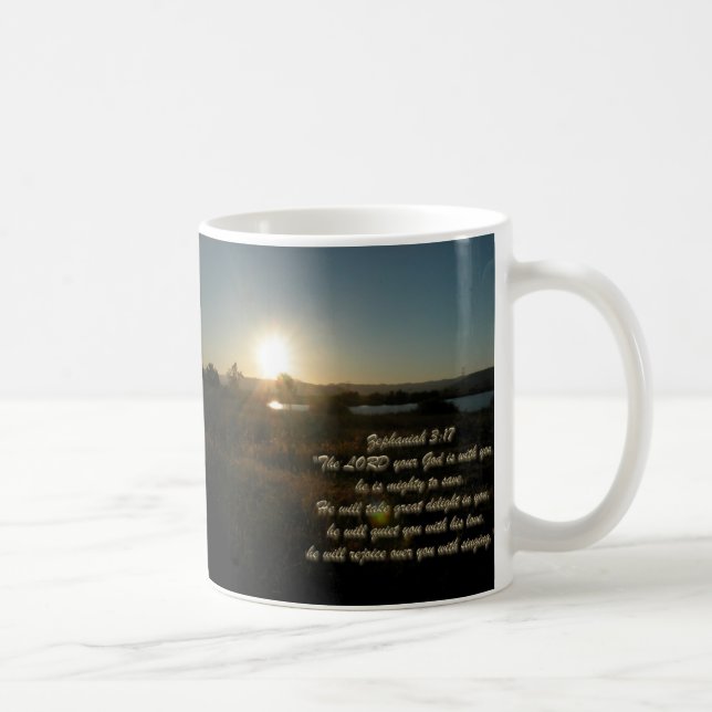 Caneca De Café SE do 3:17 de Zephaniah (Direita)