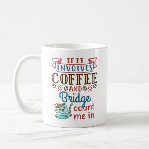 Caneca De Café Se ele envolver o café e o jogo de cartas de corte