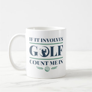Caneca De Café Se Envolver Golfe Conte-Me