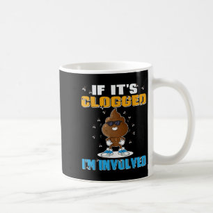 Caneca De Café Se Está Bloqueado Estou Envolvido Um Humor Adulto