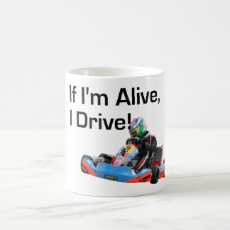 Caneca De Café Se estou vivo, dirijo canta-canja