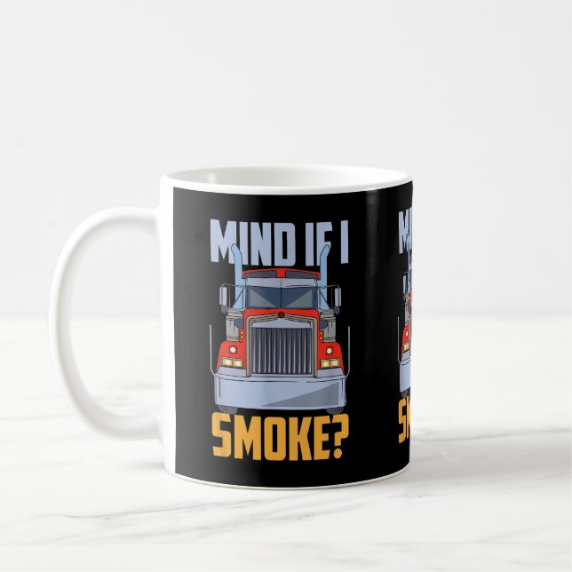 Caneca De Café Se Importa Se Fumar Mecânico Diesel De Caminhão Se (Esquerda)